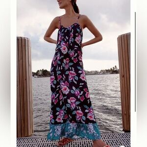 NWT Anthropologie Melly Cover-up Maxi Dress.  M/L.